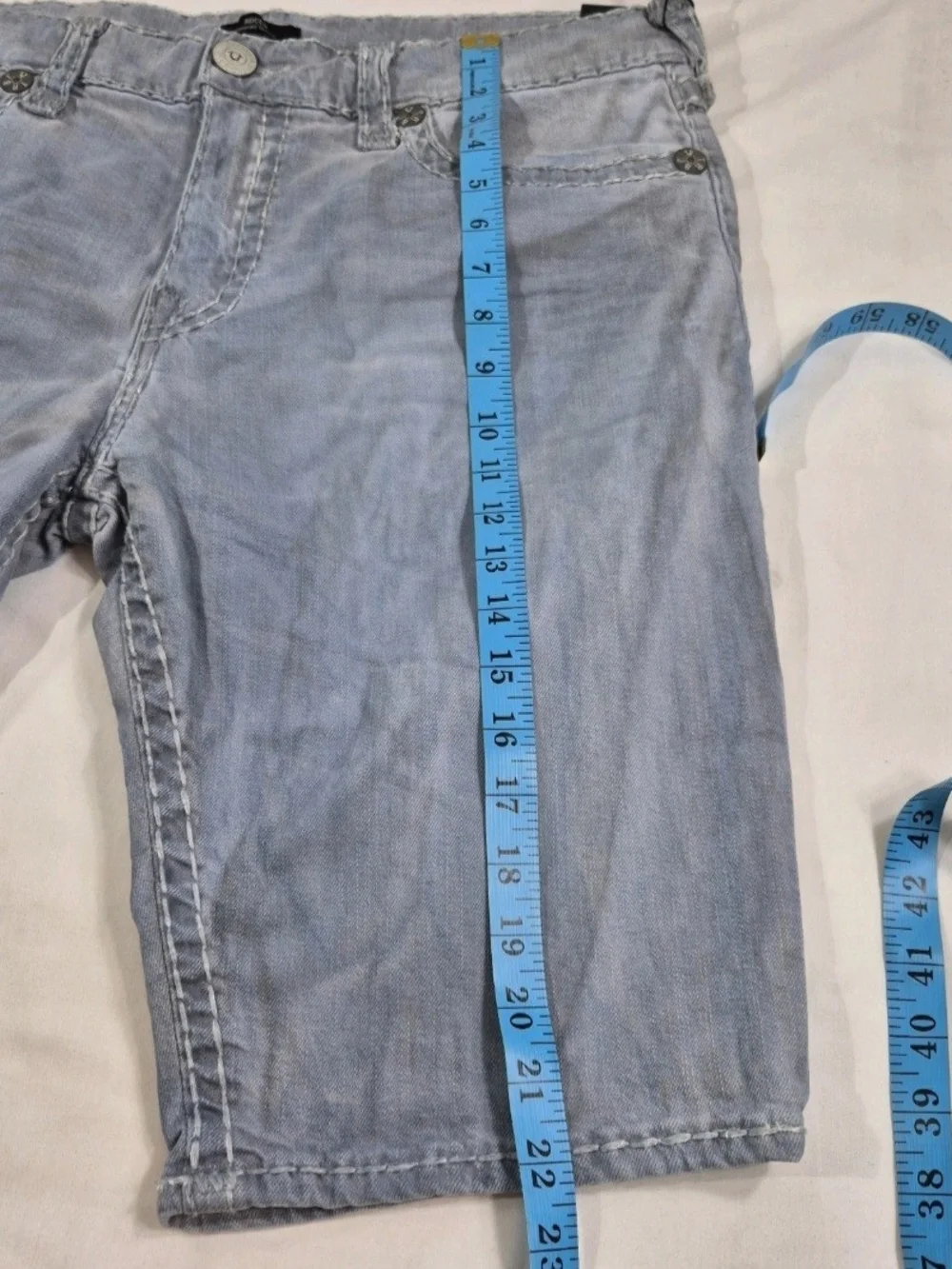 TRUE RELIGION Men's Shorts Size 38 Relaxed Skinny Gray Rocco Relaxed Skinny  57